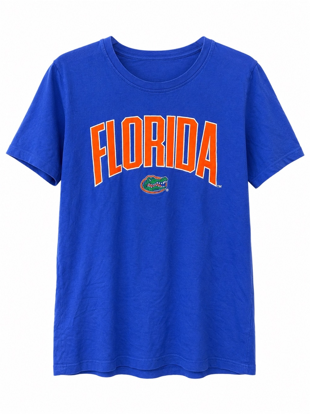 Champion Florida Gators Embroidered Graphic Tee Royal Blue Size Medium NCAA